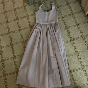 Light lavender Theory knit and cotton maxi dress, size P (xtra small)